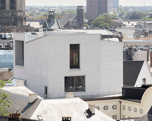 design museum gent reopens with new wing built from locally made waste bricks