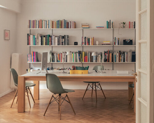 cypress, marble, and rippling glass rework apartment into local local’s athens studio