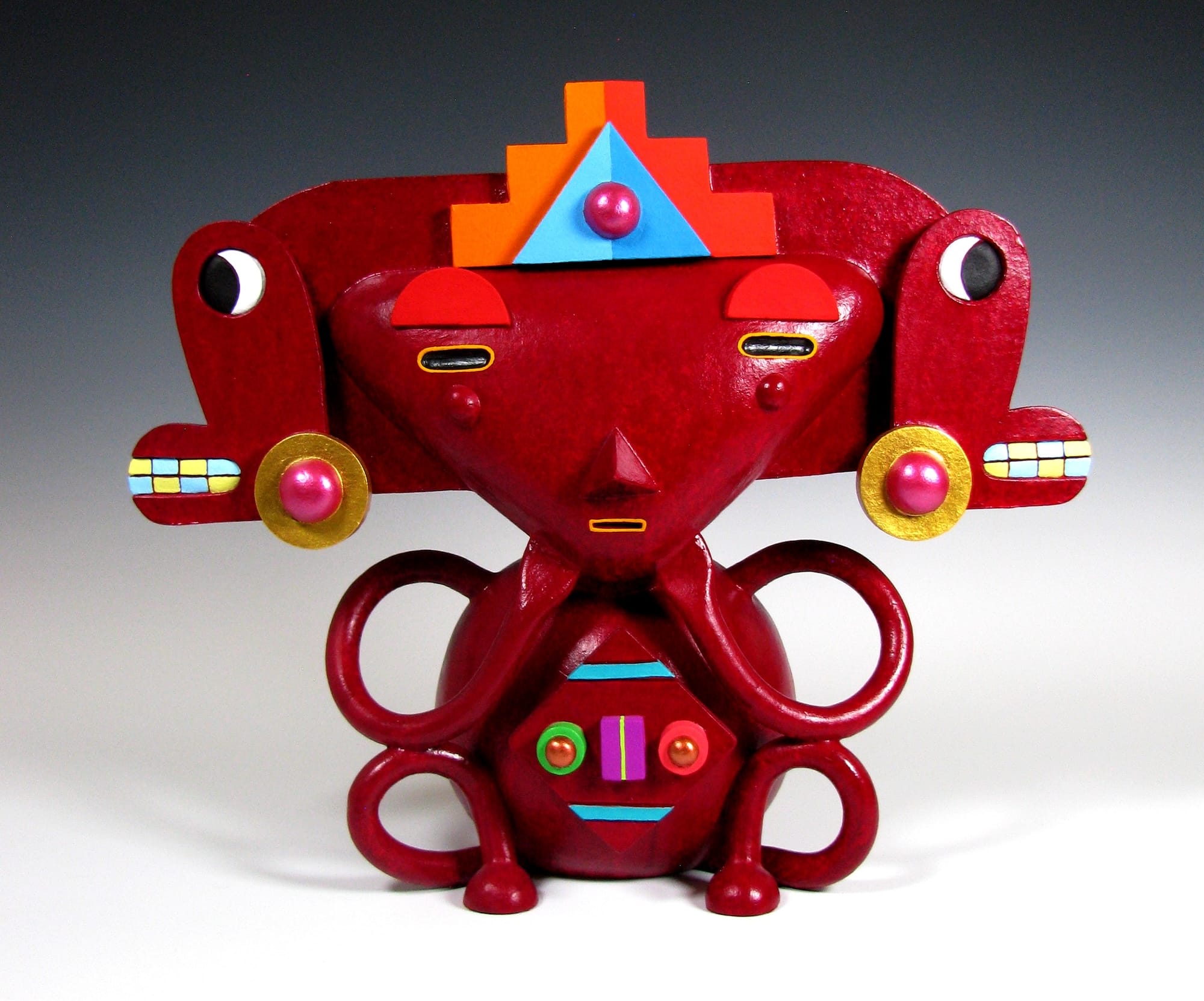 Pre-Columbian Archaeology Meets Science Fiction in Max Lehman’s Quirky Sculptures