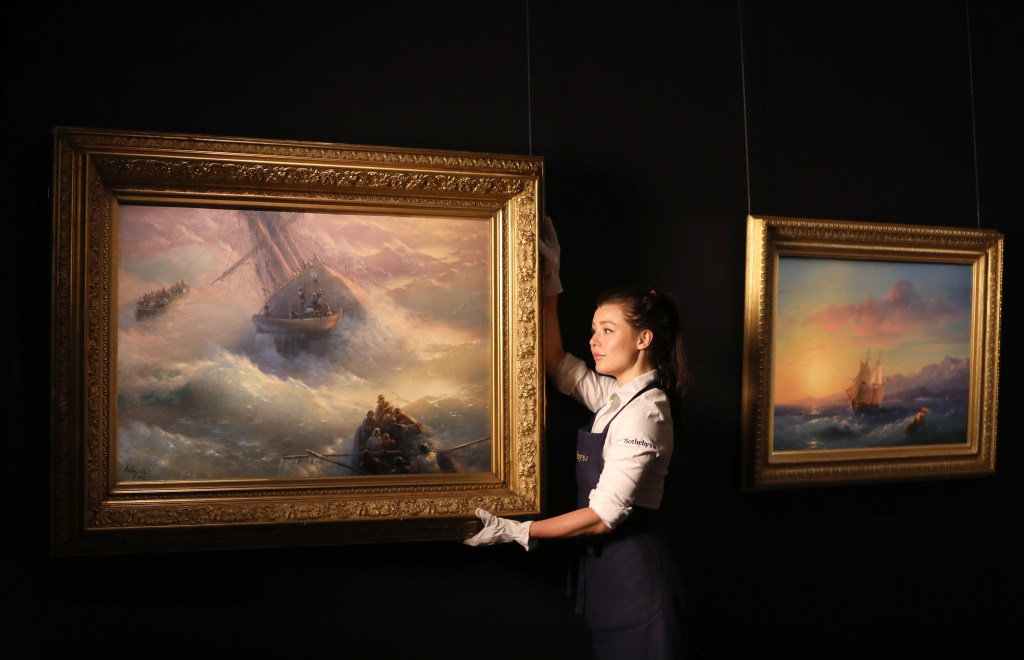 The State Russian Museum Has Restored Ivan Aivazovsky Seascape Painting Ahead of Major Retrospective
